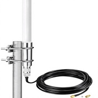 Antenne LoRa 915 MHz 4 dBi avec câble de 3 m pour répéteur de nœud solaire Meshtastic pour V2 Nebra Bobcat Sensecap M1 HNT Helium