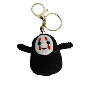 Llavero de Peluche con Figura Masculina sin Rostro de Anime, Tejido a Mano, Juguete Único, Regalo de Halloween y Navidad, Venta al Por Mayor - Product Image 6