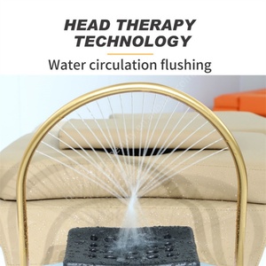 Kisen Lit de lavage portable sans tuyauterie à circulation d'eau, avec bac de spa capillaire personnalisé, capacité de stockage de 90L et chauffage - Product Image 5
