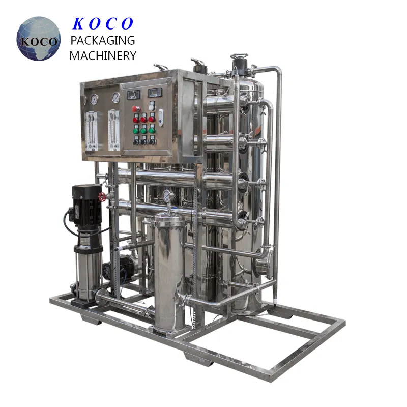 Giá rẻ RO 1 tấn thẩm thấu ngược xử lý nước tinh khiết 1000L/h công nghiệp máy nước tinh khiết trực tiếp thiết bị nước uống