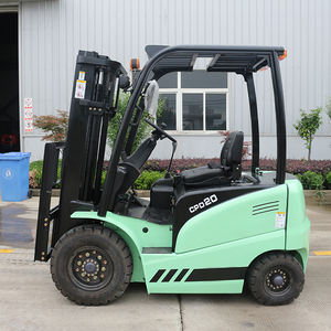 3 etapas mástil 3m <span class=keywords><strong>2</strong></span> Ton carretillas elevadoras camión precio barato pequeña carretilla elevadora eléctrica - Product Image 3