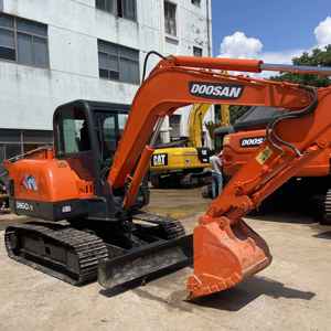 Doosan-Excavadora hidráulica sobre orugas, de 6t miniexcavadora, con componentes de núcleo, motor y bomba en buen estado - Product Image 2