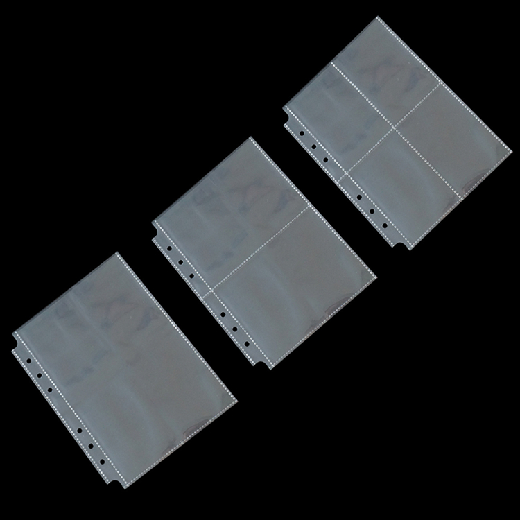 a6 card sleeves Amazon.com : 40 Pack 240 Pockets A6 Binder Business Card Sleeves,  Ultra-Clear K-pop Photocard Sleeves, Double Sided 3 Pocket 6 Ring Planner  Refill Pages for Business Card, Credit Card and K-pop Photocard : main image 1