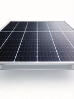 Panneau solaire monocristallin PERC demi-cellule 580W, cellules MBB 182mm, double vitrage, haute puissance, module 1500V pour systèmes photovoltaïques commerciaux