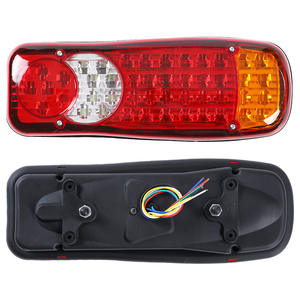 Nouveaux feux arrière LED pour camion DAF <span class=keywords><strong>RENAULT</strong></span>, 12V 24V, lentille rouge, 55W 5000lm 4000K, garantie 12 mois, universel, stop, marche arrière - Product Image 1