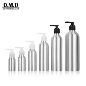 Benutzer definiertes Logo 30 ml 50 ml 100oz 150ml 200ml 4 oz 250 ml leere Metall-Aluminium flasche mit Lotion pumpe