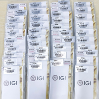 IGI Sertifikalı 0.5ct 1ct 1.5ct 2ct 3ct 4ct 5ct 6ct Mükemmel Kesim HPHT CVD Laboratuvar Elması DEF Yuvarlak Kesimsiz Laboratuvarda Yetiştirilmiş Elmaslar