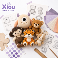 Porte-monnaie mignons en gros pour OEM, en peluche douce, formes d'animaux personnalisées, porte-clés cadeaux, faible quantité minimale de commande.