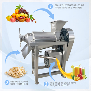 Exprimidor Comercial de Frutas y <span class=keywords><strong>Verduras</strong></span> 2026, Exprimidor Centrífugo para Manzana, Uva, Fresa, Jengibre y Zanahoria - Product Image 3