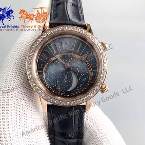 Reloj de Lujo para Hombre ODM de Alta Calidad, 5ATM Resistente al Agua, Mecánico Totalmente Automático con Función de Fase Lunar, Correa de Cuero, Estilo Omega - Product Image 1