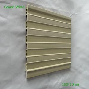 Yüksek kaliteli iç Wpc duvar dekoratif tik ahşap tahıl WPC yivli paneller duvar dekor - Product Image 6