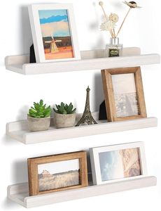 Kitchen Bathroom Brown Wood Wall <strong>Shelf</strong> 30cm 60cm 90cm <strong>120cm</strong> Wooden Floating Wall <strong>Shelves</strong> for Home Decor - Product Image 1
