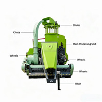 Presse à balles pour ensilage à fonctionnement facile, machine de récolte et de ramassage de tiges de maïs