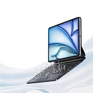 คีย์บอร์ดไร้สายโลหะ2.4GHz ระบบดูดแม่เหล็กสำหรับไอแพดโปร11นิ้ว7th-generation ไอแพดแอร์11นิ้ว<span class=keywords><strong>10.1</strong></span>ไอแพดแอร์ - Product Image 1