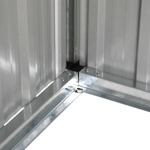 Ngoài Trời Vườn Lưu Trữ Nhà Kho Dễ Dàng Lắp Ráp Kim Loại Công Cụ Nhà Kho Với Cửa Không Thấm Nước Công Cụ Lưu Trữ Tủ Tiện Ích Phòng - Product Image 4