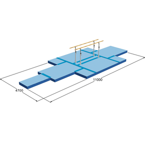 FIG Specs Juegos de alfombrillas de aterrizaje para barras paralelas de línea internacional hechas de material de espuma duradero - Product Image 1