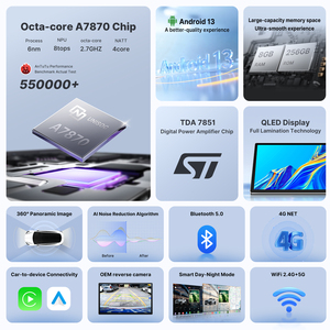 Autoradio Android Youducar 12 pouces avec navigation, unité centrale pour <span class=keywords><strong>Chevrolet</strong></span> <span class=keywords><strong>Silverado</strong></span> 2014-2020, carte SD, aide au recul, Android Auto - Product Image 5