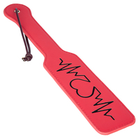 Jouets sexuels pour adultes : Pagaie BDSM soumise rose, fouet SM en cuir PU souple de haute qualité pour fessées, idéal pour le fétichisme kinky et le bondage.