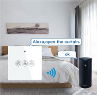 Interrupteur intelligent WiFi UBARO 120V/240V pour ventilateur et éclairage, variateur de vitesse, télécommande, compatible vocal Alexa Google, sans hub