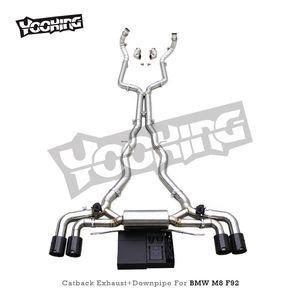 Tubo de Escape Catback <span class=keywords><strong>Tuning</strong></span> para <span class=keywords><strong>BMW</strong></span> <span class=keywords><strong>M8</strong></span> F91/F92/F93 4.4TT 2019-2023, Tubo de Escape de Acero Inoxidable de Alto Rendimiento con Puntas MP - Product Image 5