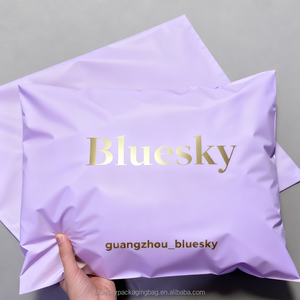 Bolsa de correo con logotipo personalizado, gran cantidad de impresión, bolsas de envío de PolyMailer biodegradables ecológicas para ropa, pequeñas empresas - Product Image 2
