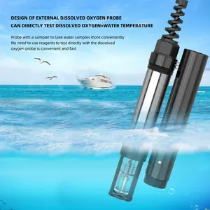 HEDAO AE86061 Multiparameter-Wasser qualitäts <span class=keywords><strong>tester</strong></span> Elektronisches DO/PH/Temp/Ammoniak/Nitrit-Messgerät für gelösten Sauerstoff für Aquarien - Product Image 4