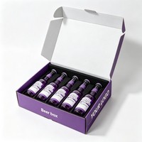 Boîte d'expédition en papier kraft recyclable personnalisée en gros pour le transport de bouteilles de bière, de vin, de soda et de jus, boîte à courrier cadeau