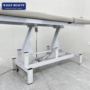 Wallybeauty Lit <span class=keywords><strong>esthétique</strong></span> portable bon marché 3 sections pieds en bois avec trou pour le visage <span class=keywords><strong>Table</strong></span> de massage pliante - Product Image 6