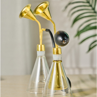 Diffuseur de parfum, distributeur de parfum en verre avec buse en laiton, flacon d'échantillonnage olfactif