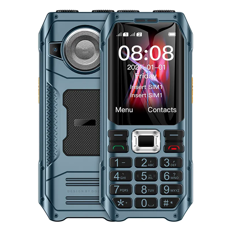 SOYES K80 GSM 2.4Inch Dual Sim 2G Bar Mobile Phone1800mAh FM MP3 Double Torch Vibration Cellphone Big Font Loud Sound For Elder