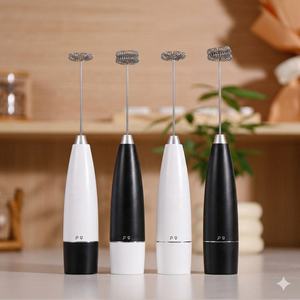 Espumador de Leche Eléctrico de Mano, Recargable, Inalámbrico, Mezclador de Bebidas, Matcha, Cappuccino - Product Image 4