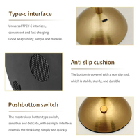 Lampe de table moderne en fer, LED, avec interrupteur, intensité réglable, veilleuse de bureau, lampe de lecture sans fil rechargeable, pour hôtel, bar, chambre