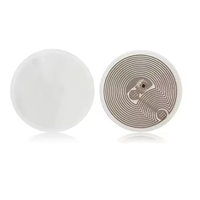 Étiquettes autocollantes NFC vierges de 25 mm de diamètre compatibles avec l'automatisation intelligente des téléphones portables