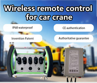 Télécommande de grue 12V/24V avec 4, 5, 6, 7 ou 8 joysticks, étanche IP68 et antichoc, portée de contrôle de 500 m
