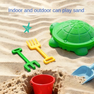 Creative Mini Plastic Cartoon Tortoise-Shaped Sand Play <b>Set</b> Outdoor Children's Water Beach <b>Toy</b> Customized Color Unisex Summer - Product Image 3