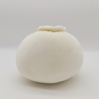JINRUNAN personnalisé kawaii fait à la main sourire bao boulette jouets en peluche sur mesure