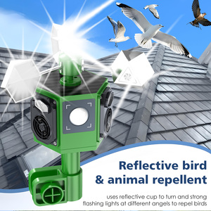 GH-517 Répulsif Solaire Ultrasonique Anti-Oiseaux et Anti-Pigeons le Plus Vendu pour la Lutte <span class=keywords><strong>Antiparasitaire</strong></span> - Product Image 5