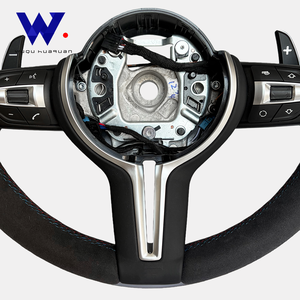 Volante de Cuero de Ciervo para <span class=keywords><strong>BMW</strong></span> E90 F30 F20 X5 F15 F10 M3 M6 X6 E71 E60 F25 F31 F36 F11 X1 F48 F82 M3 M4 M5 M6  M Sports Car - Product Image 4