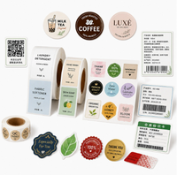 Étiquettes autocollantes imperméables personnalisées, adhésif extra fort, impression HD, autocollants pour produits de beauté, soins personnels, aliments et boissons