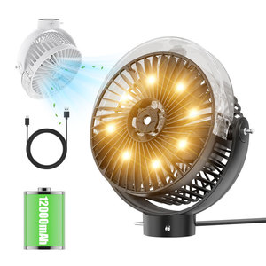 Nouveau ventilateur brumisateur magnétique mural 2026 pour yacht <span class=keywords><strong>de</strong></span> golf, avec affichage numérique, minuterie et batterie externe rechargeable USB pour voiture, bureau et yacht - Product Image 1