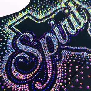 ชุดยูนิฟอร์มทีมกีฬาดีไซน์การถ่ายเทพลอยเทียมเป็นประกายสูงกำหนดได้เอง - Product Image 2