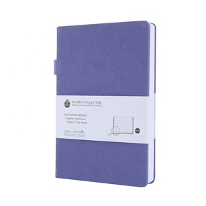 Tùy chỉnh A5 cao cấp Faux Leather máy tính xách tay 100gsm thiết kế mới nhất với 100 sheets đánh số trang Pen Loop trên cột sống Quà Tặng - Product Image 5