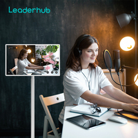 Tablette intelligente portable 22 pouces avec écran LED blanc Android pour cuisine, bureau, IPTV, avec support et caméra rétractable
