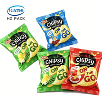 Sacs à fermeture centrale anti-humidité personnalisables de qualité alimentaire pour popcorn, chips, aliments pour bébés, aliments pour animaux de compagnie, gelée