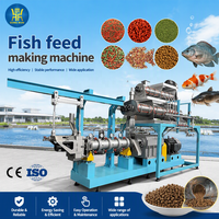 Machine de fabrication d'aliments pour poissons, ensemble complet, additifs pour aliments pour poissons au chlorure de choline, ligne de production d'aliments flottants pour poissons-chats