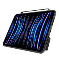 2024 nouveau PU cuir Origami Folio haute qualité TPU magnétique Pad tablette étui avec crayon de charge pour iPad Air 13 11 iPad Pro 11