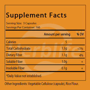 Capsules de Psyllium OEM/ODM 500 mg, Fibres Solubles Naturelles, Soutien Immunitaire - Product Image 2
