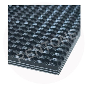 Özelleştirilmiş siyah kayak antiskid nr/nbr ep150 ep200 ep1200 kauçuk kavrama yüz/kaplamalı kumaş kaba üst konveyör bant - Product Image 6