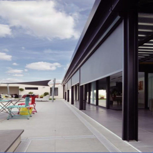 Persiana enrollable motorizada inteligente MINGYU, integrada, impermeable, resistente al viento, ecológica, <span class=keywords><strong>para</strong></span> jardín, patio, con cremallera, <span class=keywords><strong>para</strong></span> exteriores, con WIFI. - Product Image 5