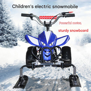 スチールフレーム不凍液プラスチック製50KG積載量20KM航続距離後輪駆動36V350W子供＆大人用電動スノーモービル - Product Image 2